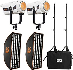 GDX LM-300C II Bi-Color COB Video LED 2'li Işık Seti