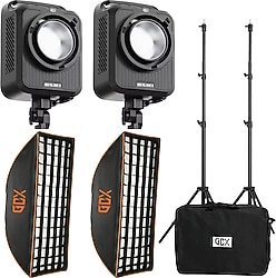 GDX ML-300C II Bi-Color COB Video LED 2'li Işık Seti