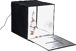GDX Pro II 80x80 cm 3 LED Işıklı Ürün Çekim Çadırı