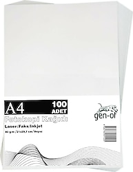 Gen-Of A4 80 gr 100 Yaprak Fotokopi Kağıdı