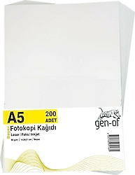 Gen-Of A5 80 gr 200 Yaprak Fotokopi Kağıdı