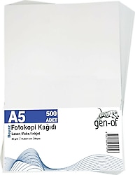 Gen-Of A5 80 gr 500 Yaprak Fotokopi Kağıdı