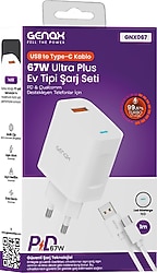 Genax GNX067 67 W Type-C Kablolu Hızlı Şarj Aleti