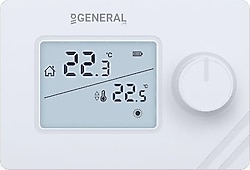 General Life Mitra HT250 RF Kablosuz Dijital Beyaz Oda Termostatı
