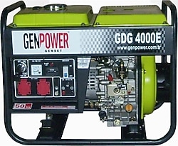GenPower GDG 4000 E 4 kVA Marşlı Dizel Jeneratör