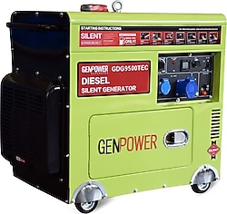 GenPower GDG 9500 TEC 8.8 kVA Marşlı Dizel Jeneratör