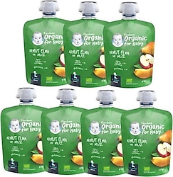 Gerber Organik Armut Elma ve Muz Püresi 90 gr 7 Adet
