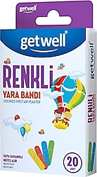 Getwell Renkli Yara Bandı 20'li