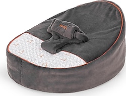 Gezenbebe Comfy Dolgulu Bebek Pufu Charcoal