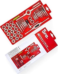 GFB M3-M12 40 Parça Klavuz Pafta Seti Takımı