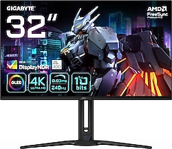 Gigabyte Aorus FO32U2 31.5" 0.03 ms 4K Pivot 240 Hz OLED Oyuncu Monitörü