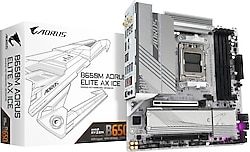 Gigabyte B650M Aorus Elite AX ICE AMD AM5 DDR5 Micro ATX Anakart