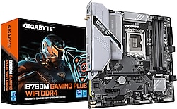Gigabyte B760M Gaming Plus Wi-Fi Intel LGA1700 DDR4 Micro ATX Anakart