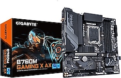 Gigabyte B760M Gaming X AX Intel LGA1700 DDR5 Micro ATX Anakart