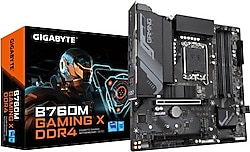 Gigabyte B760M Gaming X Intel LGA1700 DDR4 Micro ATX Anakart