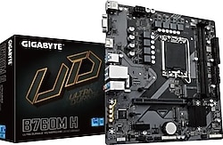 Gigabyte B760M H Intel LGA1700 DDR5 Micro ATX Anakart