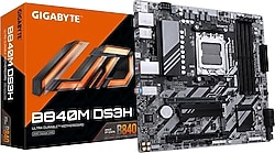 Gigabyte B840M DS3H AMD AM5 DDR5 Micro ATX Anakart