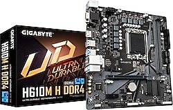 Gigabyte H610M H DDR4 Intel LGA1700 DDR4 Micro ATX Anakart