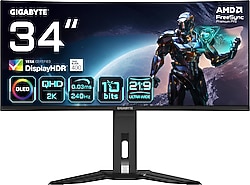 Gigabyte MO34WQC2 34'' 0.03 ms OLED WQHD Curved 240 Hz Oyuncu Monitörü