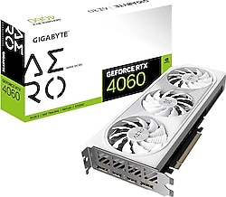 Gigabyte RTX 4060 Aero OC GV-N4060AERO OC-8GD 128 Bit GDDR6 8 GB