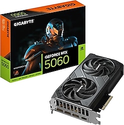 Gigabyte RTX 5060 Windforce 8G GV-N5060WF2-8GD 128 Bit GDDR7 8 GB Ekran Kartı