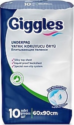 Giggles 60x90 cm 10'lu Yatak Koruyucu Örtü