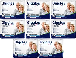 Giggles Belbantlı Ekstra Büyük Boy XL 30'lu 8 Adet Hasta Bezi