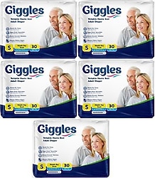 Giggles Belbantlı Küçük Boy S 30'lu 5 Adet Hasta Bezi