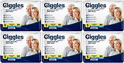 Giggles Belbantlı Küçük Boy S 30'lu 6 Adet Hasta Bezi