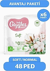 Giggles Lady Soft Normal 8'li 24 Adet Hijyenik Ped