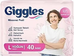 Giggles Large Yoğun 10'lu 4 Adet Kadın Mesane Pedi
