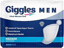 Giggles Medium Orta Yoğun 20'li Erkek Mesane Pedi