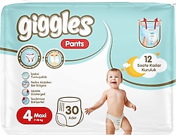 Giggles Pants 4 Numara Maxi 30'lu Külot Bez