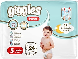 Giggles Pants 5 Numara Junior 24'lü Külot Bez