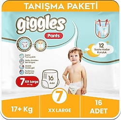Giggles Pants 7 Numara XX Large 16'lı Bebek Bezi