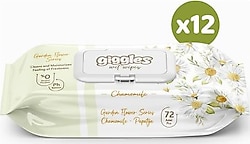 Giggles Papatya 72 Yaprak 12'li Paket Islak Mendil