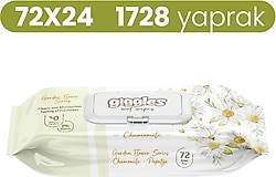 Giggles Papatya 72 Yaprak 24'lü Paket Islak Mendil