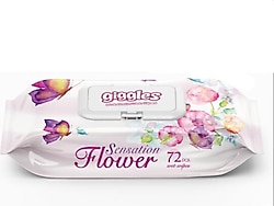 Giggles Sensation Flower 72 Yaprak Islak Mendil