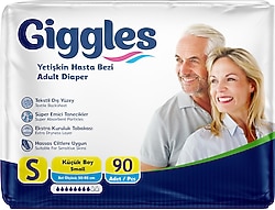 Giggles Belbantlı Küçük Boy S 30'lu 3 Adet Hasta Bezi
