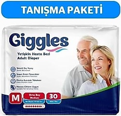 Giggles Belbantlı Orta Boy M 30'lu Hasta Bezi