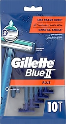 Gillette Blue II Plus Kullan At 10'lu Tıraş Bıçağı