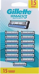 Gillette Mach3 Sport 15'li Yedek Tıraş Bıçağı