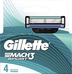 Gillette Mach3 Sport 4'lü Yedek Tıraş Bıçağı