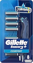 Gillette Sensor3+ Comfort 8 Başlıklı Tıraş Bıçağı
