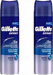 Gillette Series Nemlendirici 200 ml 2 Adet Tıraş Jeli