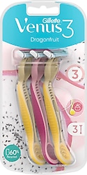 Gillette Venus Dragonfruit Kullan At 3'lü Kadın Tıraş Bıçağı