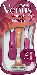 Gillette Venus Smooth Miami Kullan At 3'lü Kadın Tıraş Bıçağı