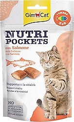 Gimcat Nutripockets Somon Omega 3&6 60 gr Kedi Ödül Maması