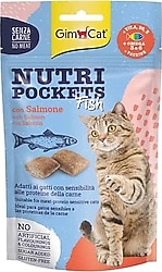 Gimcat Nutripockets Somonlu 60 gr Kedi Ödül Tableti