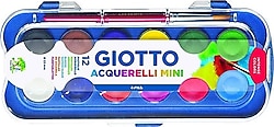 Giotto Acquerelli Mini 23 mm 12'li Sulu Boya